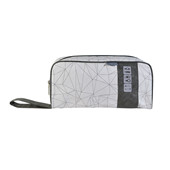 撕不爛防水透氣杜邦紙 棕色便捷手拎包滌綸條紋里布