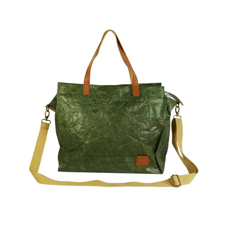 新款創(chuàng)意復古杜邦紙電腦背包，棕色杜邦紙電腦包